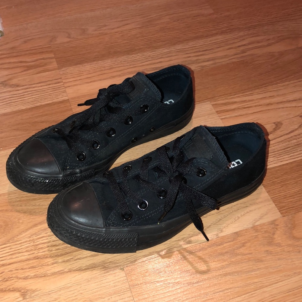 All black converse